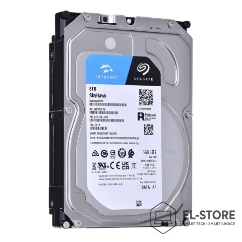 Seagate Dysk twardy HDD Seagate SkyHawk 8TB 3,5" SATA ST8000VX010