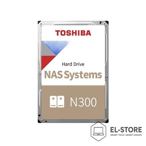 Toshiba Dysk Toshiba 8,9 cm (3,5") 4 TB SATA3 NAS N300 7200 obr./min wewnętrzny luzem