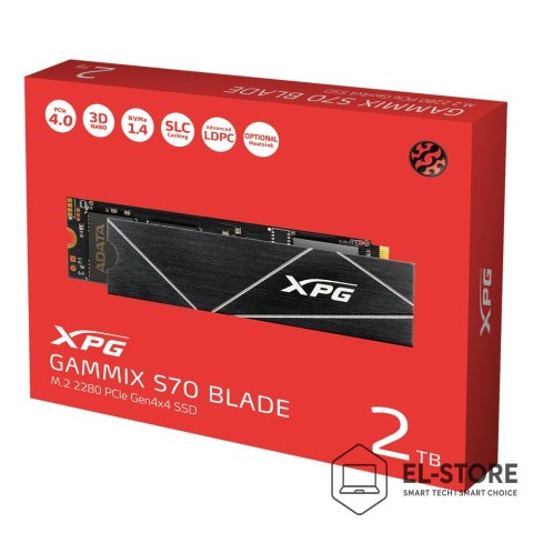 ADATA Dysk SSD ADATA XPG GAMMIX S70 BLADE 2TB M.2 2280 PCIe Gen3x4