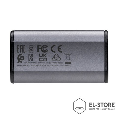 ADATA Dysk zewnętrzny SSD ADATA Elite SE880 1TB Szary