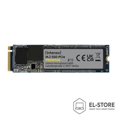 INTENSO Intenso 3835470 urządzenie SSD 2 TB M.2 PCI Express 3.0 NVMe 3D NAND