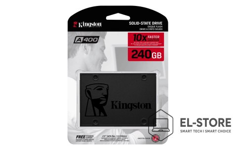 Kingston Dysk SSD Kingston A400 (240GB; 2.5"; SATA 3.0; SA400S37/240G)