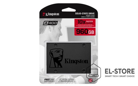 Kingston Dysk SSD Kingston A400 (960GB; 2.5"; SATA 3.0; SA400S37/960G)