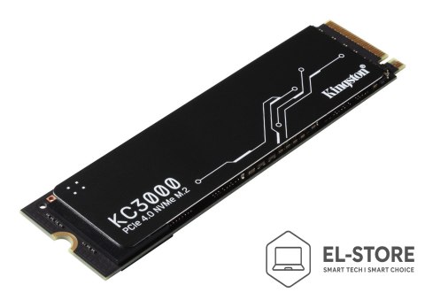Kingston Dysk SSD Kingston KC3000 (2TB; M.2 2280; PCIe 4.0 x4 NVMe; SKC3000D/2048G)