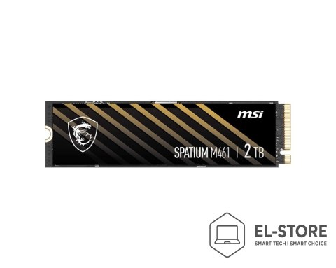 MSI Dysk SSD MSI SPATIUM M461 2TB PCIe 4.0 NVMe M.2 2280