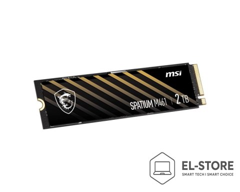 MSI Dysk SSD MSI SPATIUM M461 2TB PCIe 4.0 NVMe M.2 2280