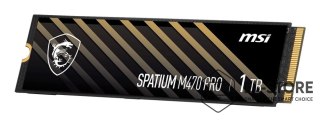 MSI Dysk SSD MSI SPATIUM M470 Pro 1TB PCIe 4.0 NVMe M.2 2280