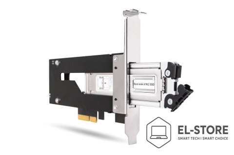 No name Kontroler pamięci masowej ICY Dock ToughArmor MB840M2P-B - Karta M.2 NVMe - PCIe 3.0 x4 - 1 nadajnik/kanał - Srebrny