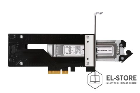 No name Kontroler pamięci masowej ICY Dock ToughArmor MB840M2P-B - Karta M.2 NVMe - PCIe 3.0 x4 - 1 nadajnik/kanał - Srebrny
