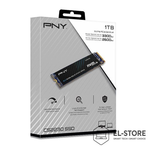 PNY Technologies SSD PNY CS2230 1TB M.2 PCIe NVMe