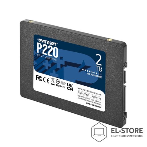Patriot Memory SSD PATRIOT P220 2TB SATA3 2,5" P220S2TB25