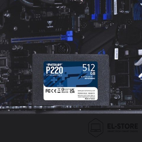 Patriot Memory SSD PATRIOT P220 512GB SATA3 2,5"