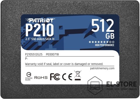 Patriot Memory SSD Patriot P210 512GB SATA3 2.5