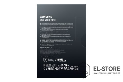 Samsung Dysk SSD Samsung 9100 PRO 1TB NVMe M.2 PCIe 5.0