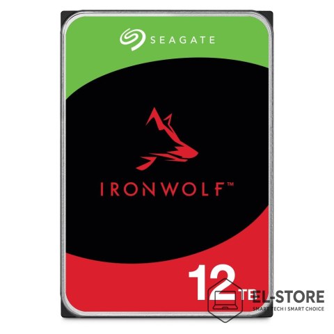 Seagate Dysk HDD Seagate IronWolf ST12000VN0008 (12 TB ; 3.5"; SATA; 256 MB; 7200 obr/min)