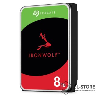 Seagate Dysk HDD Seagate IronWolf ST8000VN004 (8 TB ; 3.5"; 256 MB; 7200 obr/min)