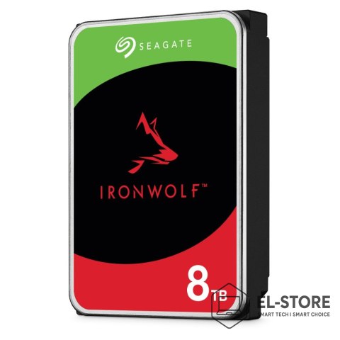 Seagate Dysk HDD Seagate IronWolf ST8000VN004 (8 TB ; 3.5"; 256 MB; 7200 obr/min)
