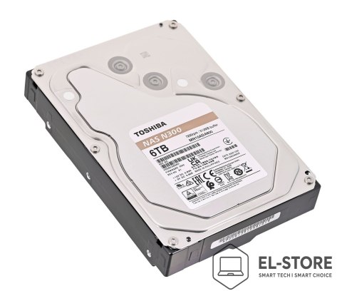 Toshiba Toshiba BULK N300 NAS Dysk twardy 6TB 512MB - Hdd - Serial ATA