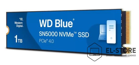 Western Digital 1TB WD BLUE SN5000 NVME SSD/PCIE GEN 4.0 UP TO 5150 MB/S RS