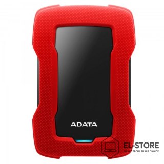 ADATA Dysk zewnętrzny HDD ADATA HD330 (2TB; 2.5"; USB 3.2; czerwony)