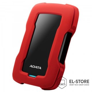 ADATA Dysk zewnętrzny HDD ADATA HD330 (2TB; 2.5"; USB 3.2; czerwony)