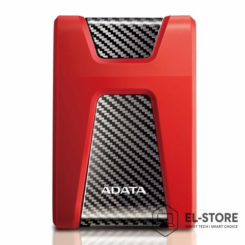 ADATA Dysk zewnętrzny HDD ADATA HD650 (2TB; 2.5"; USB 3.2; czerwony)