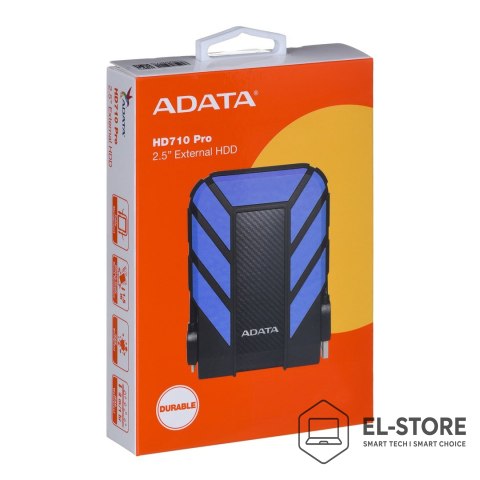 ADATA Dysk zewnętrzny HDD ADATA HD710 PRO (1TB; 2.5"; USB 3.2; niebieski)