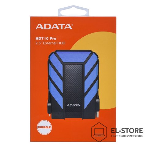 ADATA Dysk zewnętrzny HDD ADATA HD710 PRO (1TB; 2.5"; USB 3.2; niebieski)