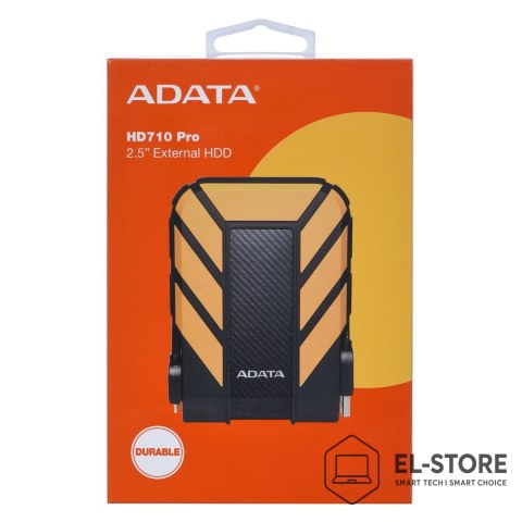 ADATA Dysk zewnętrzny HDD ADATA HD710 PRO (1TB; 2.5"; USB 3.2; żółty)