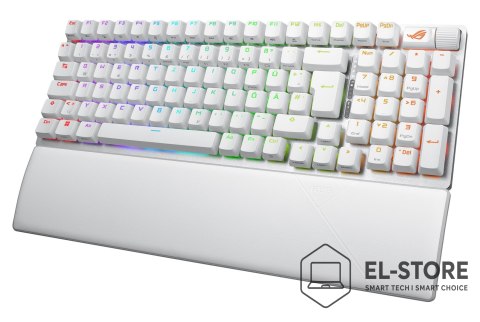 ASUS ASUS ROG Strix Scope II 96 Wireless klawiatura Gaming USB + RF Wireless + Bluetooth QWERTZ Niemiecki Biały