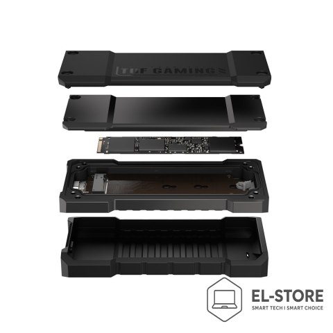 ASUS Obudowa na dysk zewnętrzny SSD Asus TUF Gaming A2 Czarny
