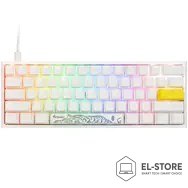 Ducky Ducky One 2 Pro Mini White Edition Gaming Tastatur, RGB LED - Cherry Blue (US)