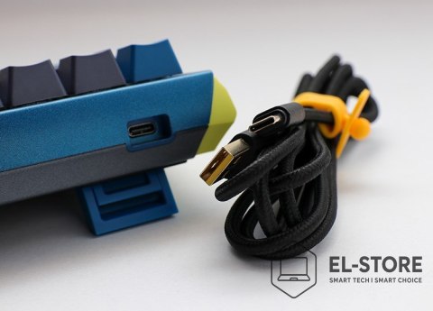 Ducky Ducky One 3 Daybreak Mini klawiatura Gaming USB Niemiecki Czarny, Niebieski, Zielony