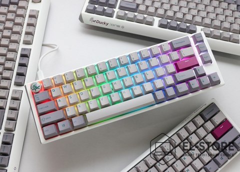 Ducky Ducky One 3 SF klawiatura Gaming USB QWERTY Angielski Szary