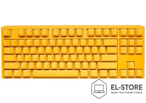 Ducky Ducky One 3 Yellow TKL klawiatura Gaming USB Niemiecki Żółty