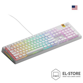GLORIOUS Glorious Gaming GMMK 3 HE 100% Prebuilt klawiatura USB QWERTY US English Biały