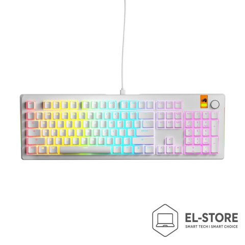 GLORIOUS Glorious Gaming GMMK 3 HE 100% Prebuilt klawiatura USB QWERTY US English Biały