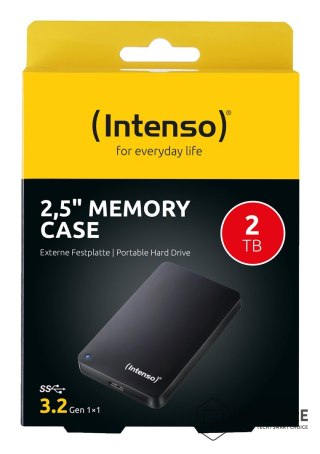 INTENSO Intenso 2TB 2.5" Memory Case USB 3.0 zewnętrzny dysk twarde 2000 GB Czarny