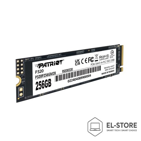 Patriot Memory SSD Patriot Viper P320 M.2 PCI-Ex4 NVMe 256GB 2.2GB/s