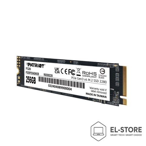 Patriot Memory SSD Patriot Viper P320 M.2 PCI-Ex4 NVMe 256GB 2.2GB/s