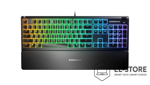 SteelSeries SteelSeries Apex 3 Gaming Keyboard, US Layout, Wired, Black SteelSeries Apex 3 Gaming keyboard IP32 water resistant for protecti