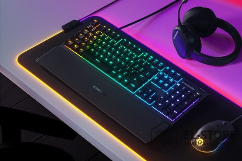 SteelSeries SteelSeries Apex 3 Gaming Keyboard, US Layout, Wired, Black SteelSeries Apex 3 Gaming keyboard IP32 water resistant for protecti