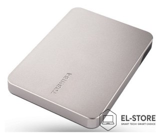 Toshiba Dysk zewnętrzny Toshiba Canvio Flex 2,5" 1 TB Specialty, ciepły srebrny