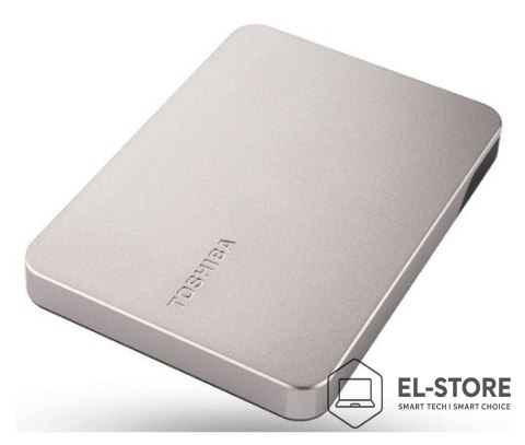 Toshiba Dysk zewnętrzny Toshiba Canvio Flex 2,5" 1 TB Specialty, ciepły srebrny