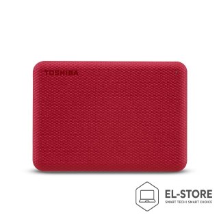 Toshiba Toshiba Canvio Advance zewnętrzny dysk twarde 4 TB 2.5" USB Typu-A 2.0/3.2 Gen 1 (3.1 Gen 1) Czerwony
