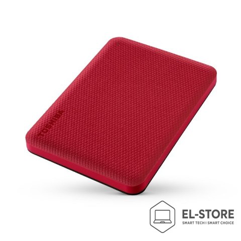 Toshiba Toshiba Canvio Advance zewnętrzny dysk twarde 4 TB 2.5" USB Typu-A 2.0/3.2 Gen 1 (3.1 Gen 1) Czerwony