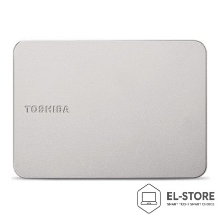 Toshiba Toshiba Canvio Flex zewnętrzny dysk twarde 4 TB USB Typu-A 3.2 Gen 1 (3.1 Gen 1) Srebrny