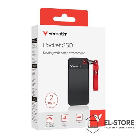 Verbatim Verbatim Pocket SSD USB 3.2 Gen 2 2TB
