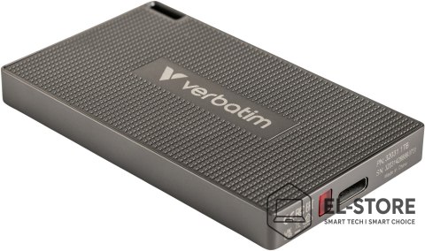 Verbatim Zewnętrzny dysk SSD VERBATIM 32031 1TB USB 3.2 Gen 2x2 Szary