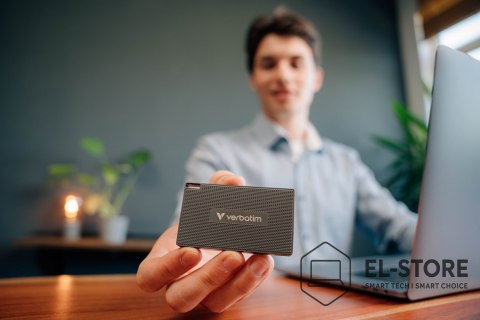 Verbatim Zewnętrzny dysk SSD VERBATIM 32031 1TB USB 3.2 Gen 2x2 Szary